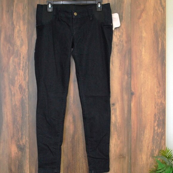 NWT Isabel Maternity by Ingrid+Isabel Dark Wash Stretch Jegging Jeans - Picture 3 of 7